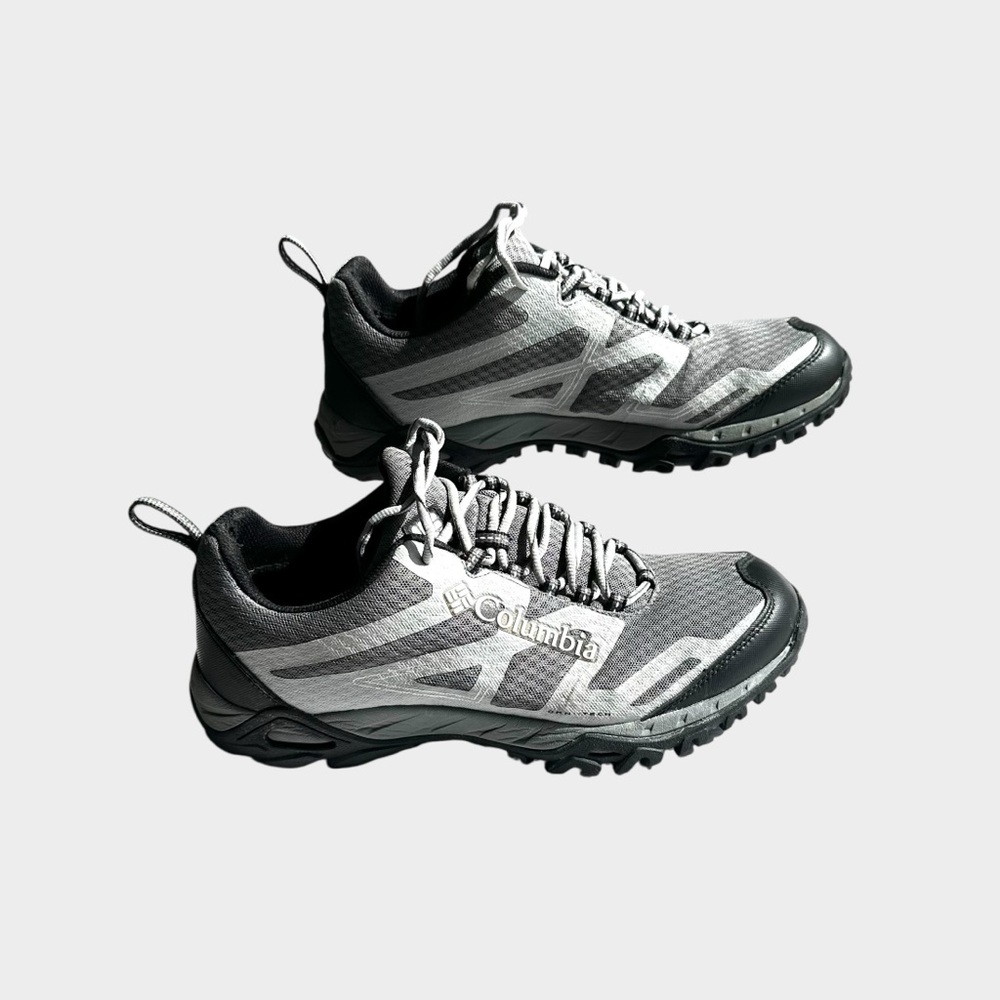 Columbia Techlite Men’s Hikers Low Top Shoes Waterproof Omni-Tech Gray Size 10